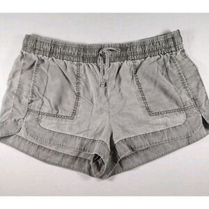 Express Elastic Waist Pull On  Shorts In Vintage Washed Gray Womens Size Large